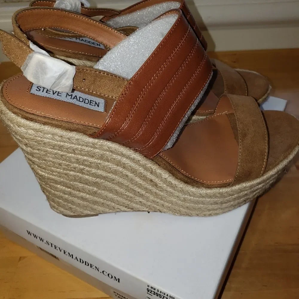 Steve Madden Prima Open Toe Wedge Sandals